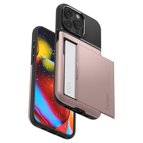 Spigen Mobilskal till iPhone 15 Pro Max Slim Armor CS - Rosa