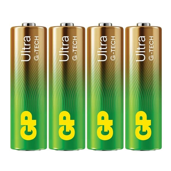 GP Batteri Ultra Alkaline AA LR6 4-Pack