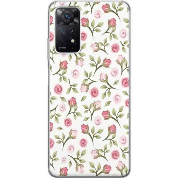 Telefontaske til Xiaomi Redmi Note 11 Pro 5G med blomster
