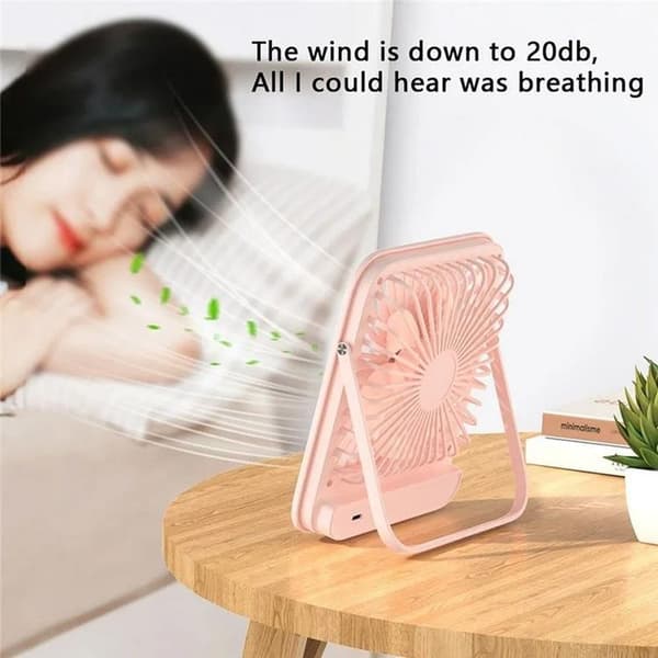 Skrivebordsventilator med Justerbar Stand W30 - Blå
