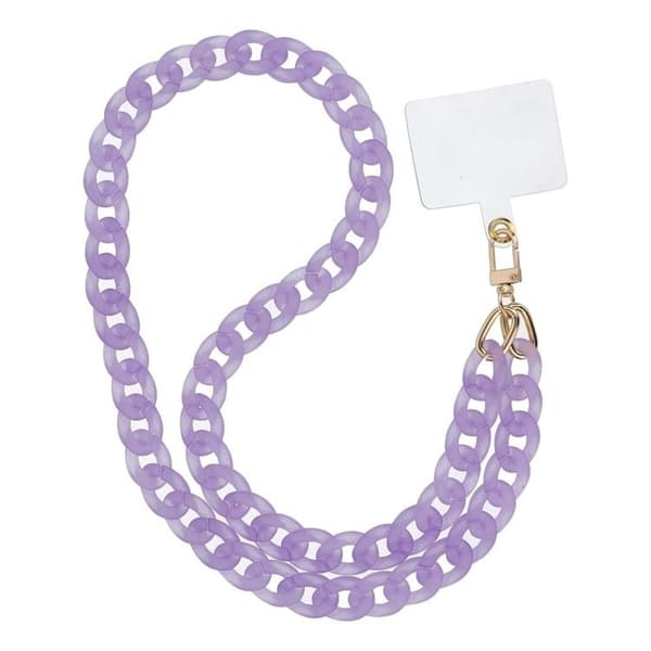 PANAMA Lang Telefonremsnor 80cm (40cm i Loop) - Lilla