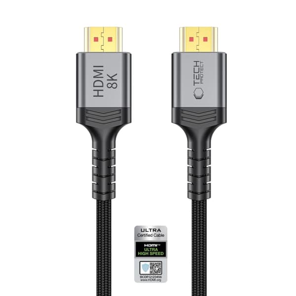 Tech-Protect Kabel HDMI 2.1 Ultraboost 1m - Svart