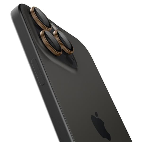 Spigen [2-Pack] iPhone 16 Pro Max/16 Pro Linsskydd Härdat glas EZ FIT