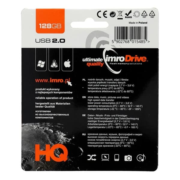 Imro Portable Memory Pendrive Axis 128 GB