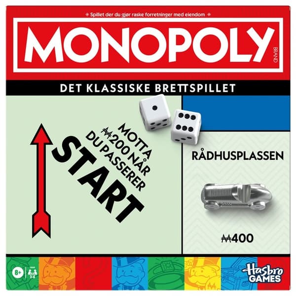 HASBRO Brädspel Monopoly Classic 90th Year Edition (NO)