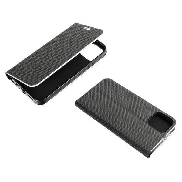 iPhone 16 Pro Max Lompakkokotelo Luna Carbon - Musta