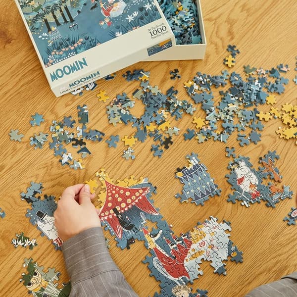 MOOMIN Pussel 1000 Pcs Art Puzzle Blå