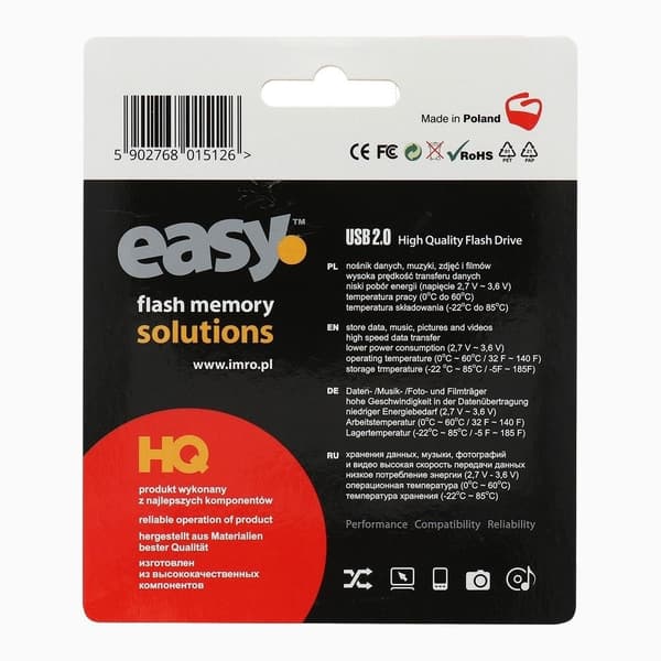Imro bærbar hukommelse Pendrive Easu (Eco) 16 GB