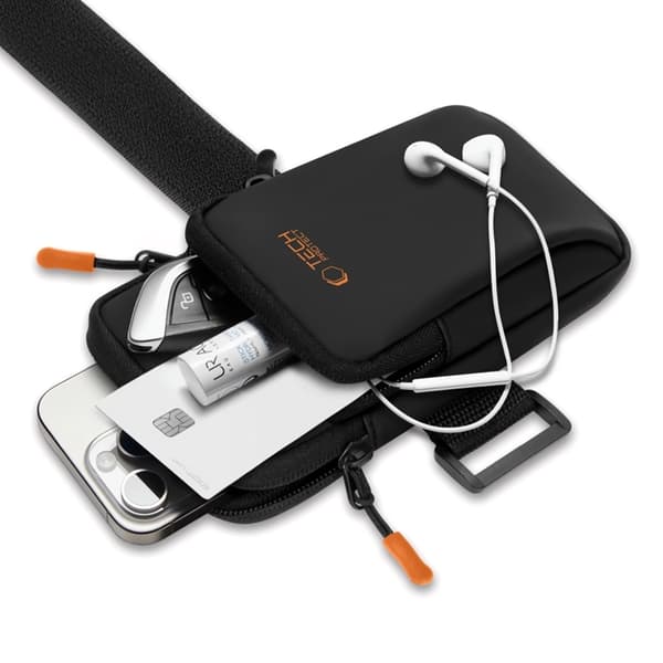 Tech-Protect Universal Sportsarmbånd M7 - Sort/Orange