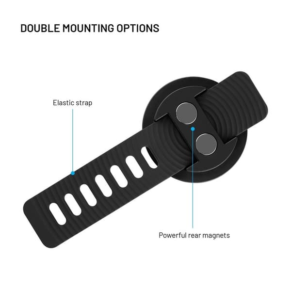 FIXED MagGrip Active Smartphone-holder til styr Sort