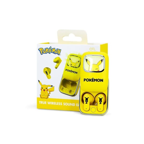 POKEMON Hörlurar Pikachu In-Ear TWS Slide LED