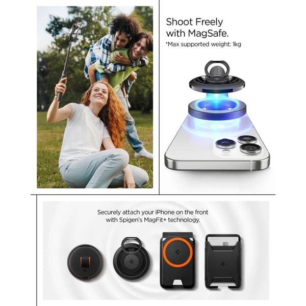 Spigen Selfiestick Bluetooth Tripod S582W - Svart