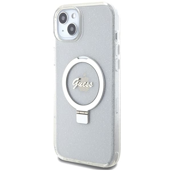 Guess Mobilskal till iPhone 14 Plus/15 Plus MagSafe Ring Stand