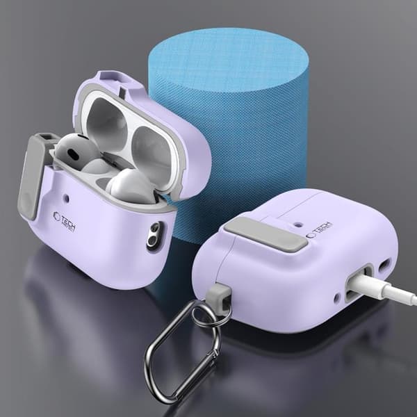 Tech-Protect Apple Airpods Pro 1/2 Taske Slim Hook - Lavendel