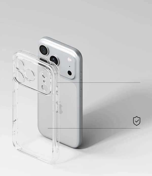 Ringke Mobilskal För iPhone 18 Pro/17 Pro Fusion - Clear