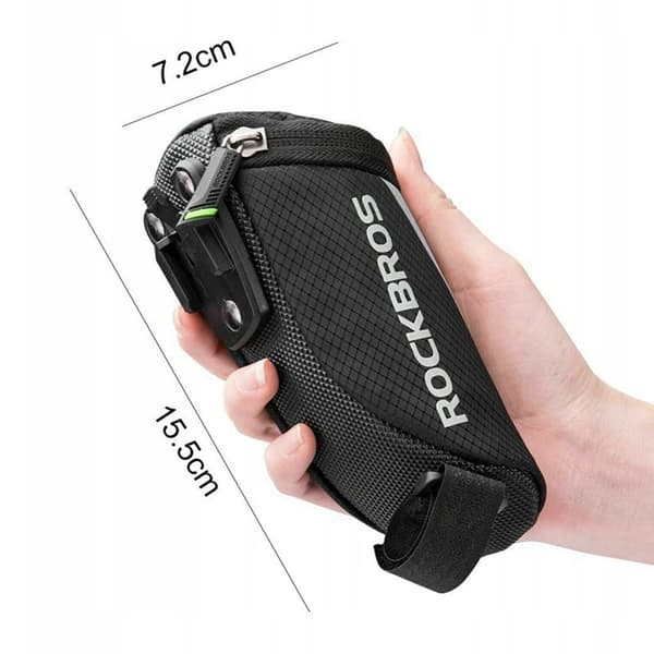Rockbros Cykeltaske Under Sadel C28 - Sort