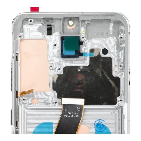 SAMSUNG S20 4G Skärm med LCD-display SOFT OLED - Vit