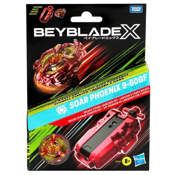 BEYBLADE BBX Deluxe Launcher & Top Soar Phoenix Set