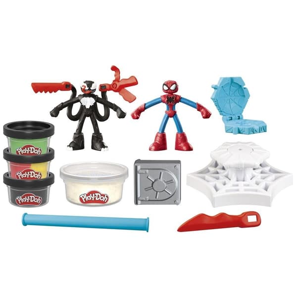 PLAY-DOH Marvel Spider-man Launch & Slice Playset