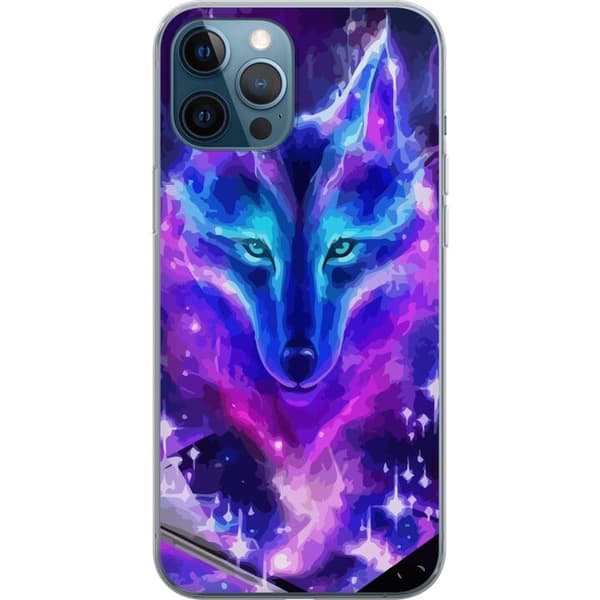 Telefontaske til Apple iPhone 12 Pro med Neon Wolf
