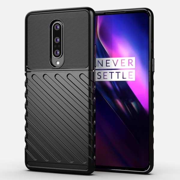 Thunder Twill Texture Cover OnePlus 8 - Sort