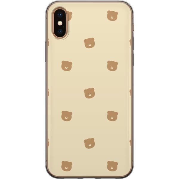 Taske til Apple iPhone XS Max med bjørnemønster