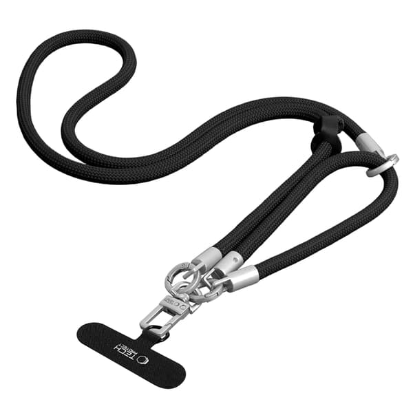 Tech-Protect Mobilrem Crossbody Og Wrist C10S - Sort/Titanium