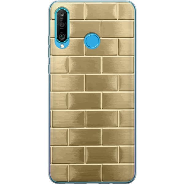 Mobilskal till Huawei P30 lite med Gyllene Murstenar