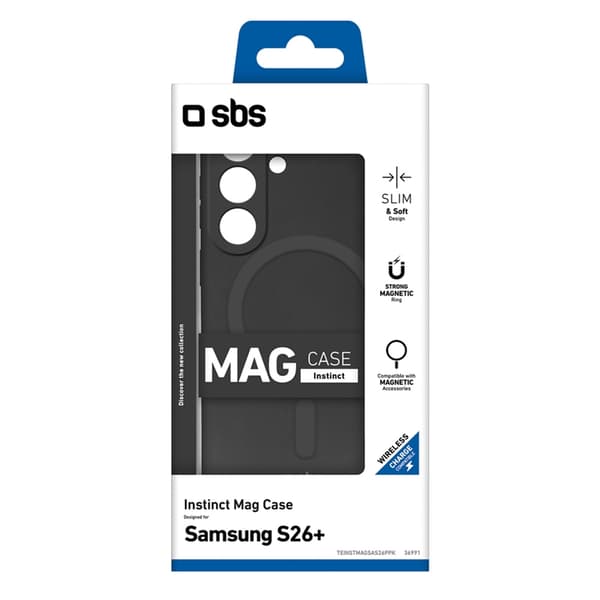 SBS Mobilcover Til Galaxy S26 Plus MagSafe Instinct Mag - Sort