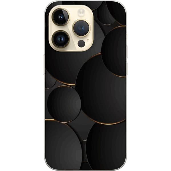 Telefontaske til Apple iPhone 15 Pro med luksus cirkler