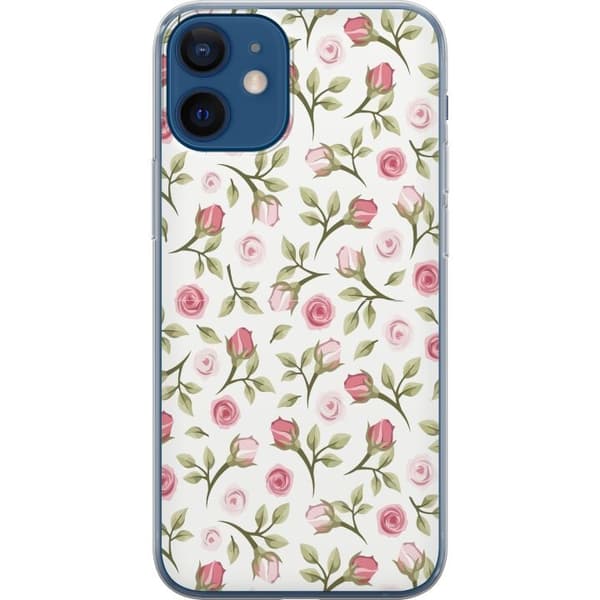 Telefontaske til Apple iPhone 12 mini med blomster