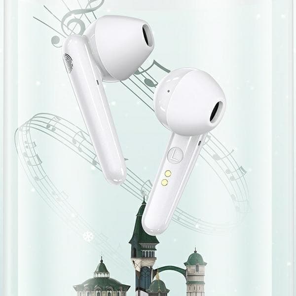 USAMS SD-serie Bluetooth Hörlurar 5.0 TWS - Vit