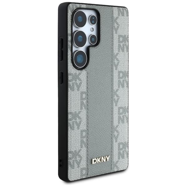 DKNY Mobilskal till Galaxy S25 Ultra MagSafe Läder Checkered Pattern