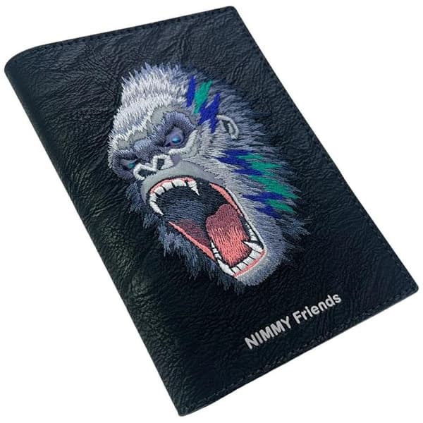 Nimmy Passinpidike Lompakko Raptor Gorilla - Musta