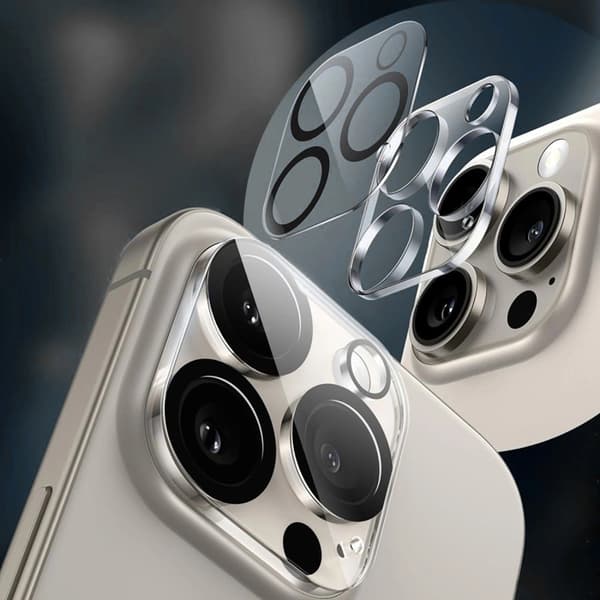 Tech-Protect iPhone 17 Pro Max Härdat Glas Kameraskydd - Clear