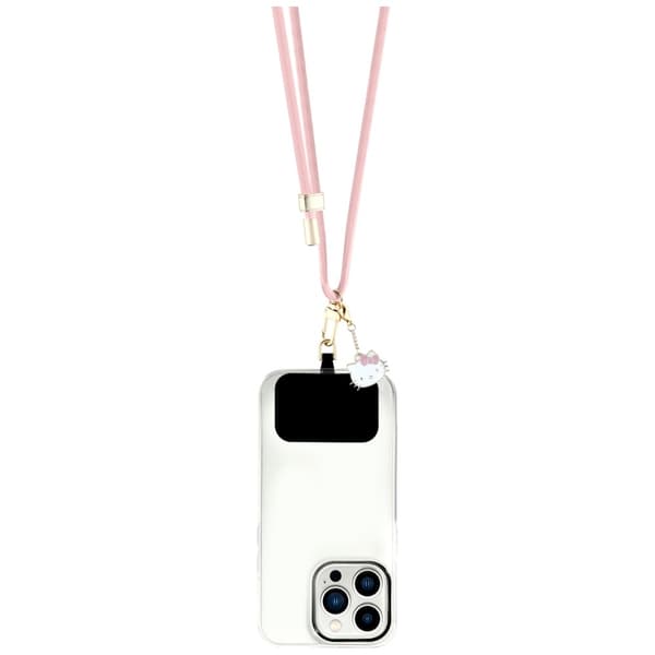 Hello Kitty Mobilrem Universal Patch & Kitty Head Charm – Rosa