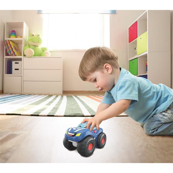 CLEMENTONI Stunt Wheels Pullback-auto Poliisi
