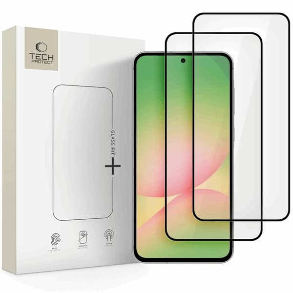 Tech-Protect [2-Pack] Galaxy A36/A56 5G Härdat Glas Skärmskydd Fit Plus