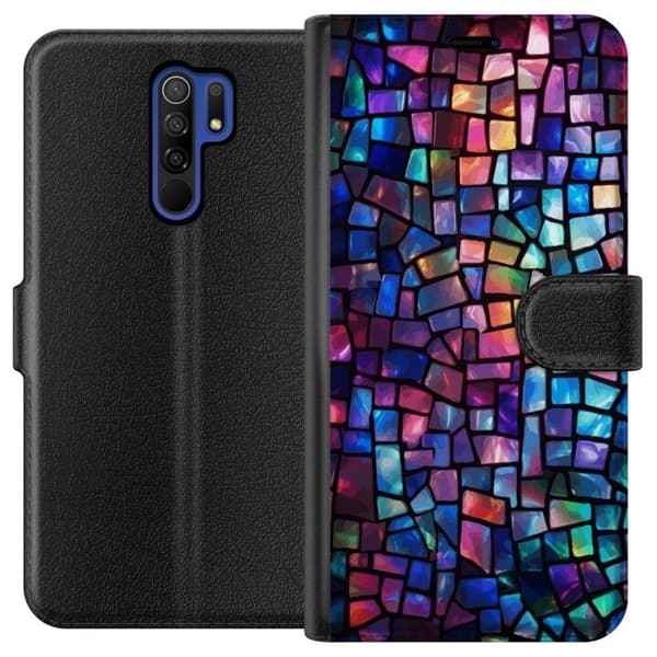 Plånboksfodral till Xiaomi Redmi 9 med Disco