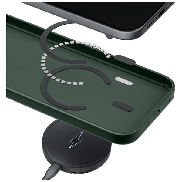 3MK Mobilskal För iPhone 17 Pro Max Magsafe Smoke - Grön