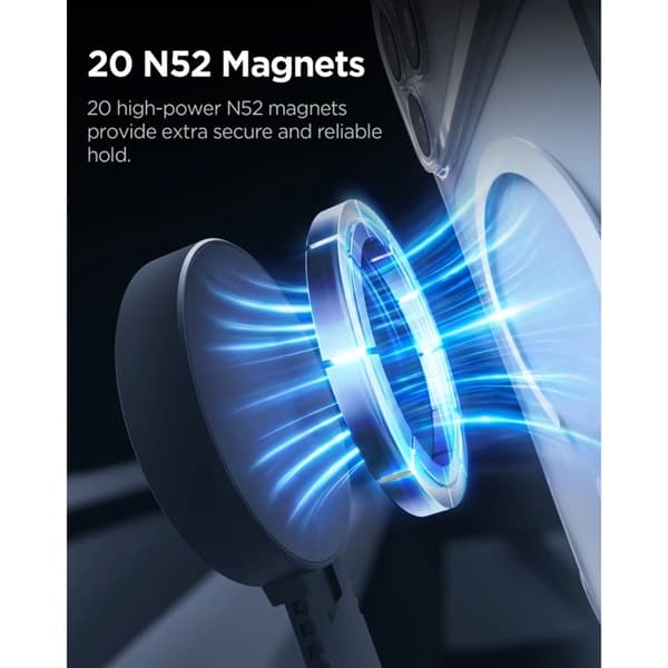 Spigen Magsafe Magnetisk Instrumentbræt Bilholder MFT35-1 - Sort