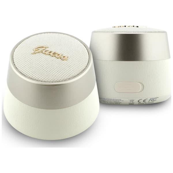Guess Bluetooth Högtalare Script Metal Logo 5W - Guld