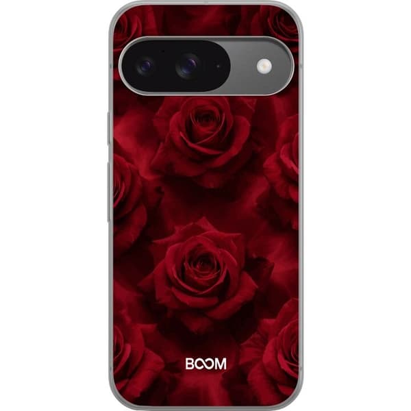 Mobilskal till Google Pixel 9 Pro med Crimson Rose