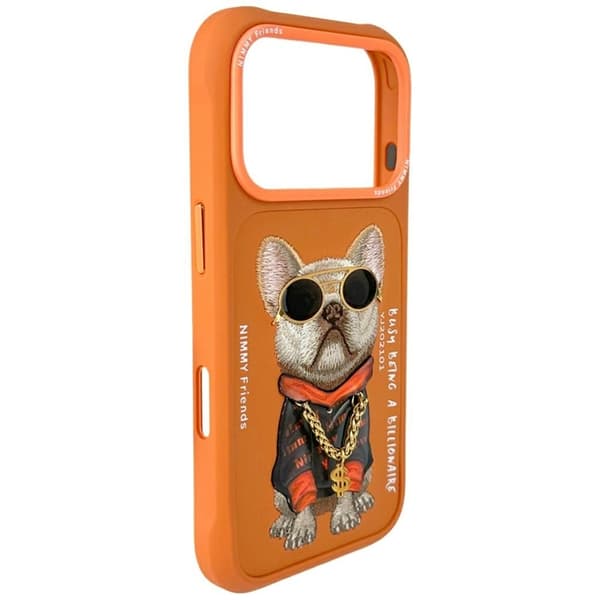 Nimmy Mobilskal till iPhone 17 Pro Cool Dog - Orange