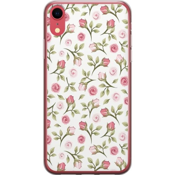 Telefontaske til Apple iPhone XR med blomster