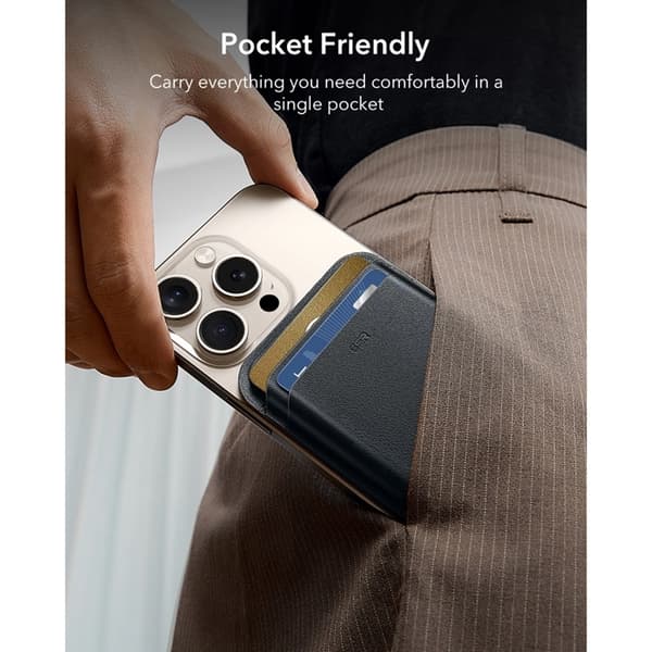 ESR Kortholder Magsafe Magnetic Classic RFID - Midnight Sort