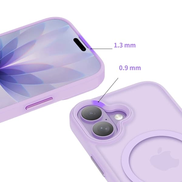 Tech-Protect telefonetui til iPhone 17 Magsafe Magmat - Mat Lavendel