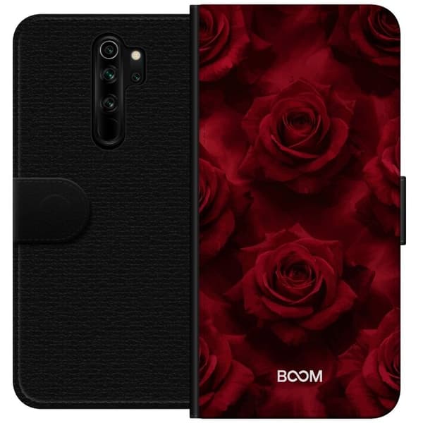 Plånboksfodral till Xiaomi Redmi Note 8 Pro med Crimson Rose