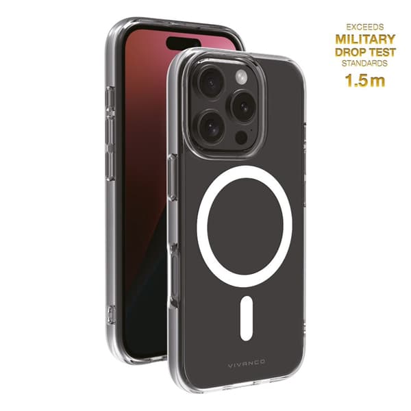 Vivanco Mag Clear cover iPhone 16 Pro Transparent