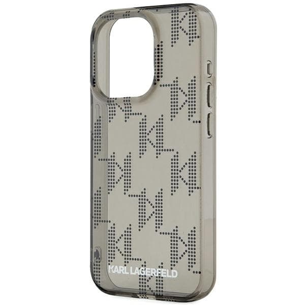 Karl Lagerfeld iPhone 15 Pro Max Skal MagSafe IML Mono KL Pattern